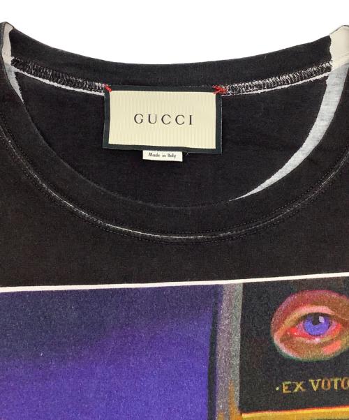 GUCCI（グッチ）GUCCI (グッチ) 半袖カットソー ブラック サイズ:Sの古着・服飾アイテム