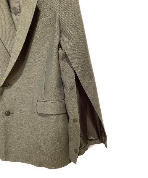 MAISON SPECIAL（メゾンスペシャル）MAISON SPECIAL (メゾンスペシャル) スリーブオープンテーラードジャケット ブラウン サイズ:Mの古着・服飾アイテム