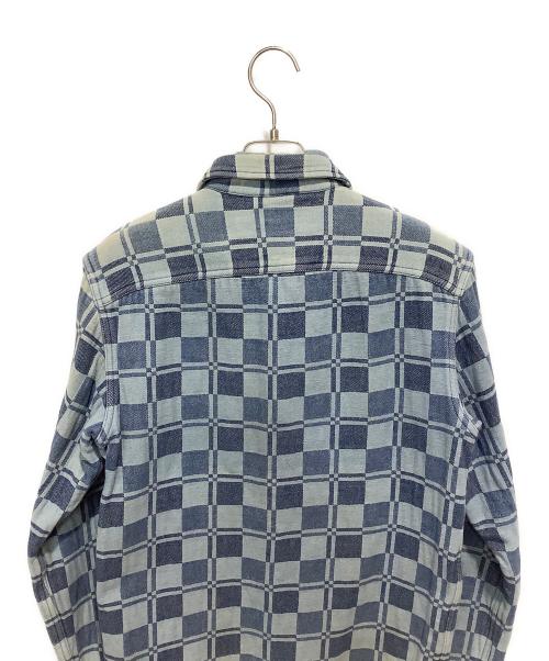 RRL（ダブルアールエル）RRL (ダブルアールエル) チェックシャツ ブルー サイズ:XSの古着・服飾アイテム