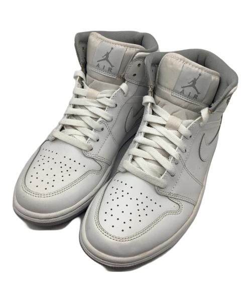 NIKE（ナイキ）NIKE (ナイキ) AIR JORDAN 1 MID ホワイト サイズ:25.5の古着・服飾アイテム