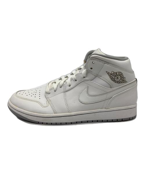 NIKE（ナイキ）NIKE (ナイキ) AIR JORDAN 1 MID ホワイト サイズ:25.5の古着・服飾アイテム