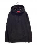 SUPREMEシュプリーム）の古着「Tonal Black Box Logo Hoodie 14AW」｜ブラック