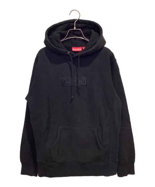 SUPREME（シュプリーム）Supreme (シュプリーム) Tonal Black Box Logo Hoodie 14AW ブラック サイズ:Ｍの古着・服飾アイテム