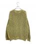 YOKE (ヨーク) MESH KNITTED CREWNECK SWEATER イエロー サイズ:2：13000円