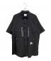 and wander（アンドワンダー）の古着「tech short sleeve shirt」｜ブラック