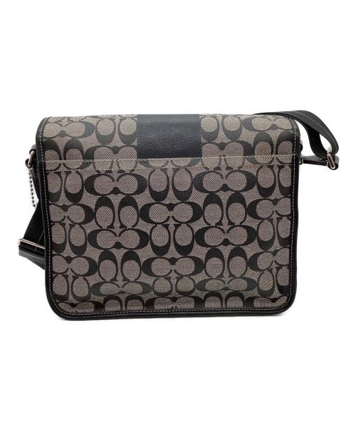 COACH（コーチ）COACH (コーチ) シグネチャー ショルダーバッグ ブラックの古着・服飾アイテム