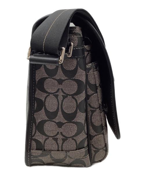 COACH（コーチ）COACH (コーチ) シグネチャー ショルダーバッグ ブラックの古着・服飾アイテム