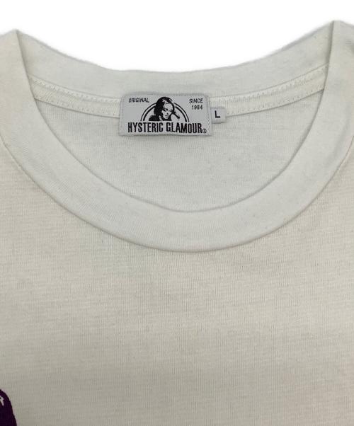 Hysteric Glamour（ヒステリックグラマー）Hysteric Glamour (ヒステリックグラマー) 半袖カットソー ホワイト サイズ:Lの古着・服飾アイテム