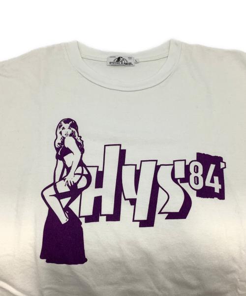 Hysteric Glamour（ヒステリックグラマー）Hysteric Glamour (ヒステリックグラマー) 半袖カットソー ホワイト サイズ:Lの古着・服飾アイテム