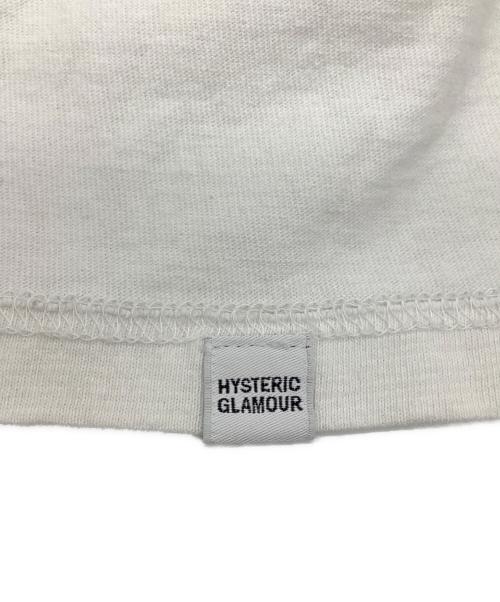 Hysteric Glamour（ヒステリックグラマー）Hysteric Glamour (ヒステリックグラマー) 半袖カットソー ホワイト サイズ:Lの古着・服飾アイテム