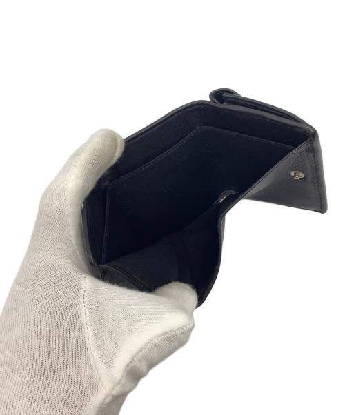 BALENCIAGA（バレンシアガ）BALENCIAGA (バレンシアガ) PAPER ZA MINI WALLET ブラックの古着・服飾アイテム