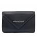 BALENCIAGA（バレンシアガ）の古着「PAPER ZA MINI WALLET」｜ブラック