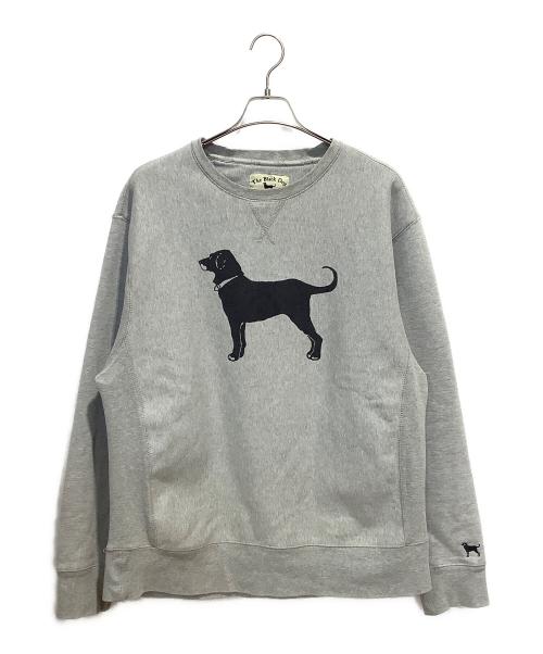 THE BLACK DOG（ブラックドッグ）THE BLACK DOG (ブラックドッグ) クルーネック スウェット グレー サイズ:Lの古着・服飾アイテム