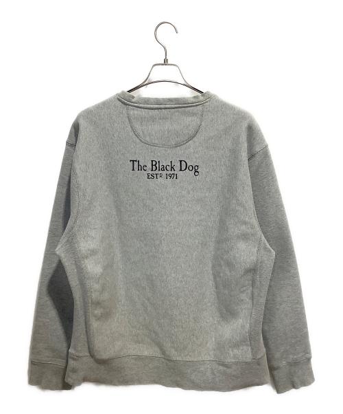 THE BLACK DOG（ブラックドッグ）THE BLACK DOG (ブラックドッグ) クルーネック スウェット グレー サイズ:Lの古着・服飾アイテム