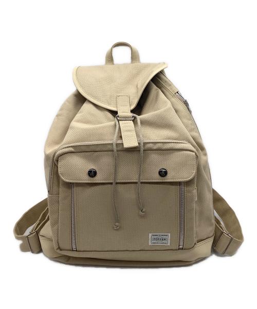 PORTER（ポーター）PORTER (ポーター) SACS BAR (サックスバー) BRIGHT リュック ベージュの古着・服飾アイテム