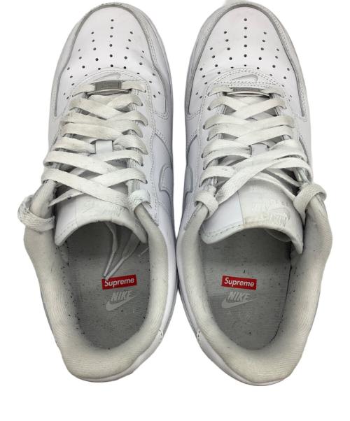 NIKE（ナイキ）NIKE (ナイキ) Supreme (シュプリーム) AIR FORCE1 LOW ホワイト サイズ:26の古着・服飾アイテム