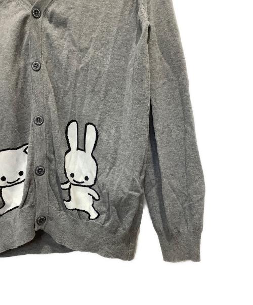 CUNE（キューン）CUNE (キューン) コットンニットカーディガン グレー サイズ:3の古着・服飾アイテム