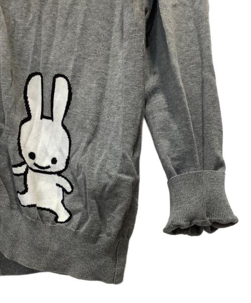 CUNE（キューン）CUNE (キューン) コットンニットカーディガン グレー サイズ:3の古着・服飾アイテム