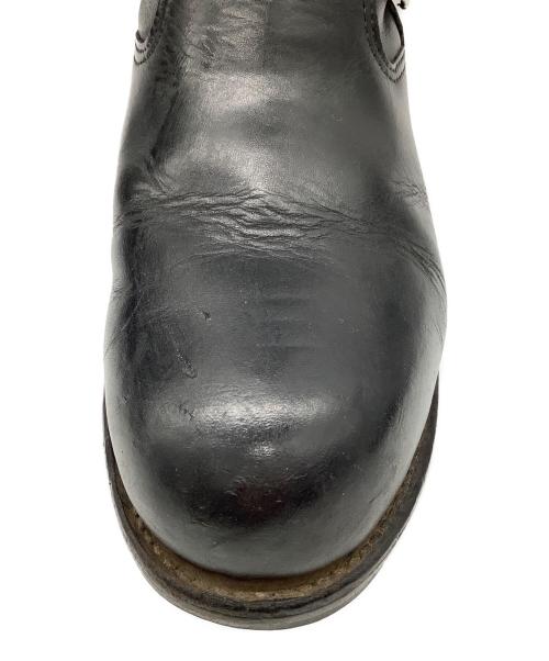 CHIPPEWA（チペワ）CHIPPEWA (チペワ) エンジニアブーツ 70s-80s プリント黒タグ ブラック サイズ:SIZE 不明 (推定25cm)の古着・服飾アイテム