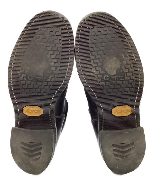 CHIPPEWA（チペワ）CHIPPEWA (チペワ) エンジニアブーツ 70s-80s プリント黒タグ ブラック サイズ:SIZE 不明 (推定25cm)の古着・服飾アイテム