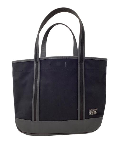PORTER（ポーター）PORTER (ポーター) GIRL BOYFRIEND TOTE CHAMBRAY  TOTE BAG(M) ブラックの古着・服飾アイテム