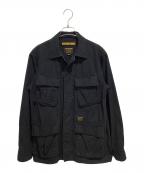 NEIGHBORHOODネイバーフッド）の古着「MIL-BDU/C-SHIRT.LS」｜ブラック