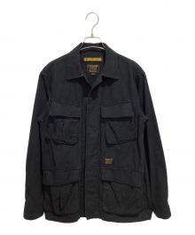 NEIGHBORHOOD（ネイバーフッド）の古着「MIL-BDU/C-SHIRT.LS」｜ブラック