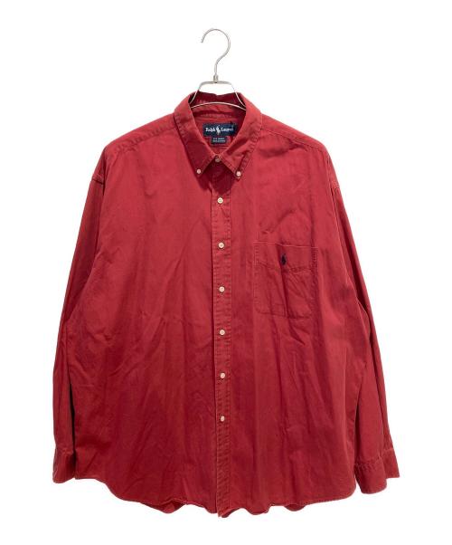 RALPH LAUREN（ラルフローレン）RALPH LAUREN (ラルフローレン) BIG SHIRT レッド サイズ:XLの古着・服飾アイテム