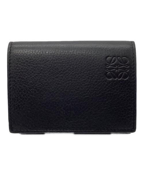 LOEWE（ロエベ）LOEWE (ロエベ) トライフォールド 3つ折り財布 ブラックの古着・服飾アイテム