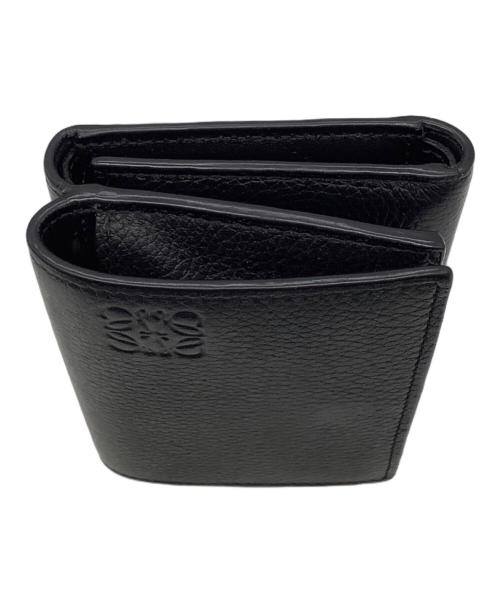 LOEWE（ロエベ）LOEWE (ロエベ) トライフォールド 3つ折り財布 ブラックの古着・服飾アイテム