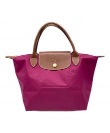 LONGCHAMP（ロンシャン）の古着「ハンドバッグ」｜パープル