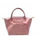 LONGCHAMP（ロンシャン）の古着「ハンドバッグ」｜ピンク