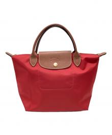LONGCHAMP（ロンシャン）の古着「ハンドバッグ」｜レッド