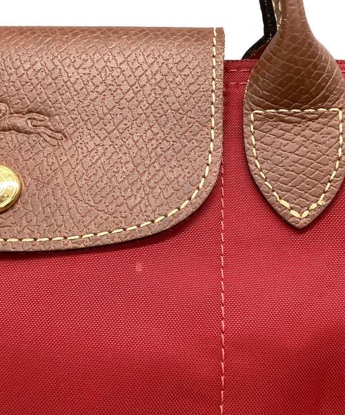 LONGCHAMP（ロンシャン）LONGCHAMP (ロンシャン) ハンドバッグ レッドの古着・服飾アイテム