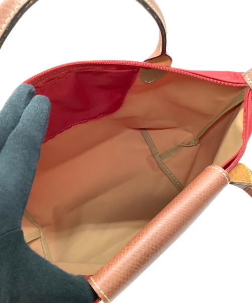 LONGCHAMP（ロンシャン）LONGCHAMP (ロンシャン) ハンドバッグ レッドの古着・服飾アイテム