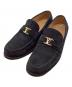 LOUIS VUITTON（ルイ ヴィトン）の古着「スウェード ローファー」｜ネイビー