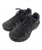 NIKEナイキ）の古着「AIR MAX PLUS ローカットスニーカー」｜ブラック