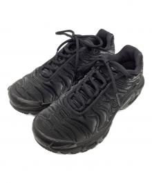 NIKE（ナイキ）の古着「AIR MAX PLUS ローカットスニーカー」｜ブラック