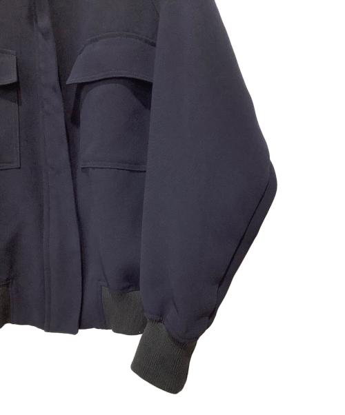 uncrave（アンクレイヴ）uncrave (アンクレイヴ) MA-1 ウォッシャブルダブルクロスブルゾン ネイビー サイズ:1の古着・服飾アイテム
