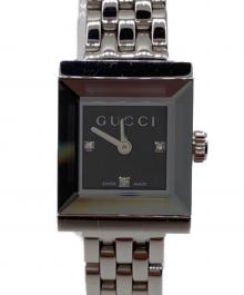 GUCCI（グッチ）の古着「Gフレーム ダイヤインデックス スクエア」｜ブラック