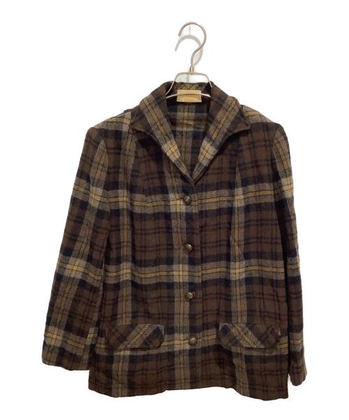 PENDLETON（ペンドルトン）PENDLETON (ペンドルトン) テーラードジャケット ブラウン サイズ:-の古着・服飾アイテム