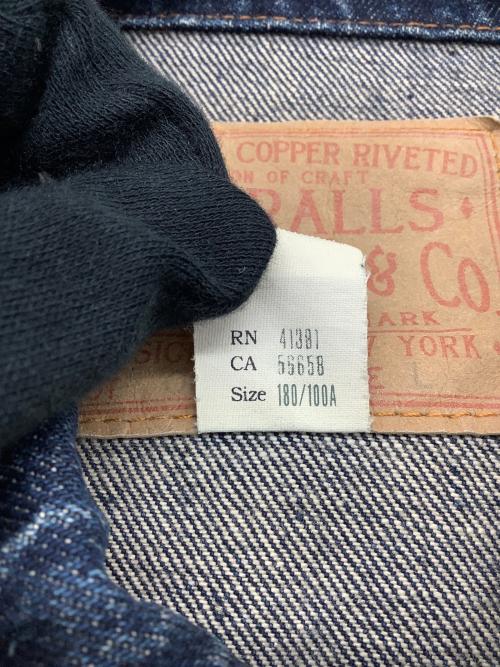 RRL（ダブルアールエル）RRL (ダブルアールエル) 3rdタイプデニムジャケット インディゴ サイズ:Lの古着・服飾アイテム