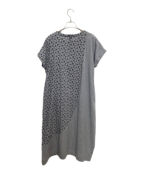 castle combe garden（カッススルクームガーデン）Castle combe garden (カッススルクームガーデン) ミモザ 半袖ワンピース ブルー サイズ:Mの古着・服飾アイテム