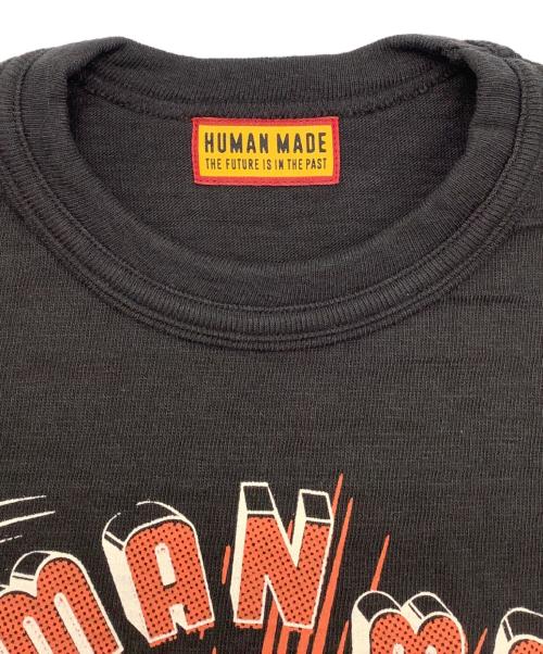 HUMAN MADE（ヒューマンメイド）HUMAN MADE (ヒューマンメイド) 半袖カットソー ブラック サイズ:Sの古着・服飾アイテム