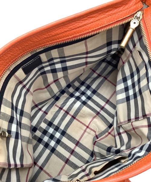 BURBERRY LONDON（バーバリーロンドン）BURBERRY LONDON (バーバリーロンドン) ハンドバッグ オレンジの古着・服飾アイテム