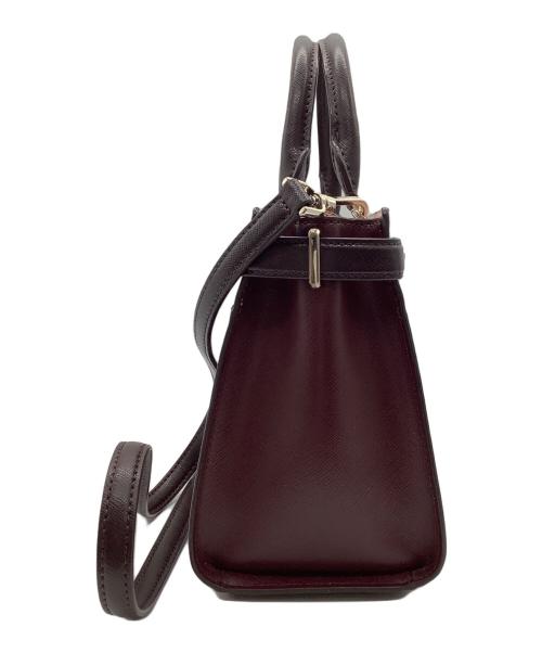 Kate Spade（ケイトスペード）Kate Spade (ケイトスペード) 2WAYバッグ ボルドーの古着・服飾アイテム