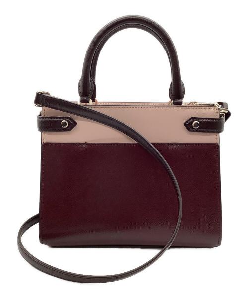 Kate Spade（ケイトスペード）Kate Spade (ケイトスペード) 2WAYバッグ ボルドーの古着・服飾アイテム