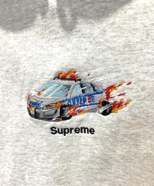 SUPREME（シュプリーム）SUPREME (シュプリーム) Cop Car Hooded Sweatshirt グレー サイズ:XLの古着・服飾アイテム