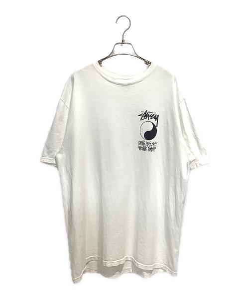 stussy（ステューシー）stussy (ステューシー) OUR LEGACY WORK SHOP TEE ホワイト サイズ:Lの古着・服飾アイテム