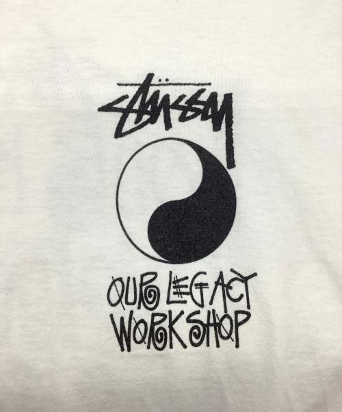 stussy（ステューシー）stussy (ステューシー) OUR LEGACY WORK SHOP TEE ホワイト サイズ:Lの古着・服飾アイテム
